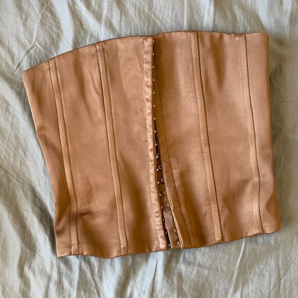 Danielle Guizio Women's Tan and Brown Corset - Picture 4 of 4